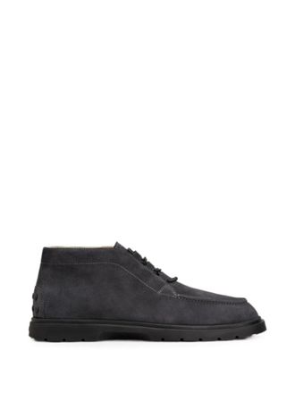 Tod's Grey Suede Boots