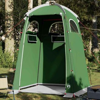 vidaXL vidaXL Tenda da Doccia Verde Impermeabile