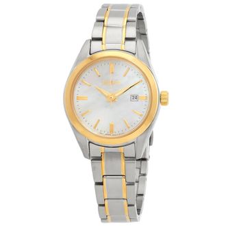Seiko Quartz White Dial Two-tone Ladies Watch SUR636P1