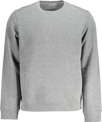 Calvin Klein French Terry Sweatshirt - Heren - Sweatshirts - Grijs - 2XL - Polyester - Hoodies & sweatvesten