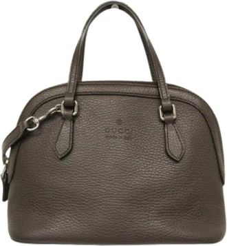 Gucci Pre-owned 341504 Schoudertas - Dames - Vintage Handtas - Bruin - ONE Size - Leer - Vintage