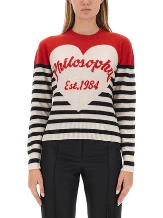 Philosophy di Lorenzo Serafini Regular Fit Jersey Sweater
