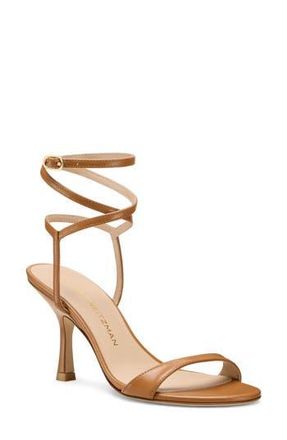 Stuart Weitzman Nudist Wrap 85 Sandal in Macchiato at Nordstrom Rack, Size 7.5