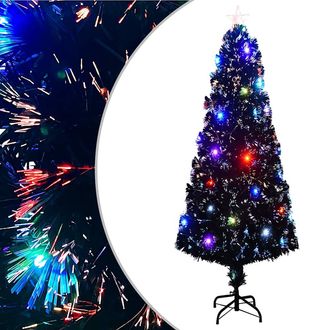 vidaXL Vidaxl - Rbol De Navidad Con Luces Y Soporte Fibra &Oacute;ptica 240 Cm