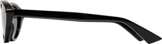 Gucci Womens Gg2110s-001 Sunglasses Black Acetate
