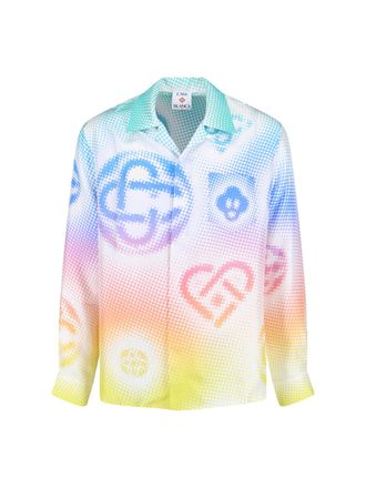 Casablanca Halftone Logo Shirt Multicolor