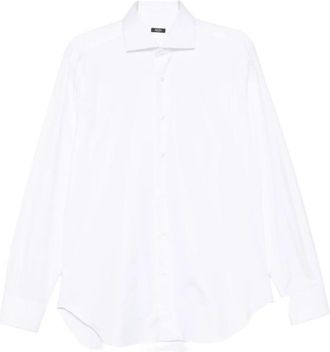 Barba Stijlvolle Bianco Shirt voor Mannen - Heren - Zakelijke Overhemden - Wit - 4XL - Overhemden