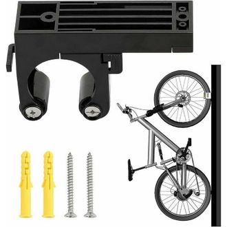 OEM Clip De Estacionamiento Ajustable Para Bicicleta De Monta&ntilde;a, Sistema De Almacenamiento De Bicicletas, Aro De Estacionamiento Que Ahorra Espacio, Negro
