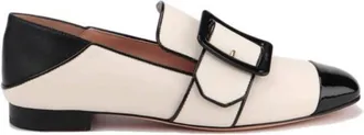 Bally Janelle Leather Cap-Toe Loafers