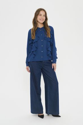 Saint Tropez Overhemd met lang mouwen OciliaSZ Overhemd met lang mouwen Regular fit