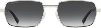 Dsquared2 Sunglasses D2 0192/S 0109 O Silver/Smoky Gray Men