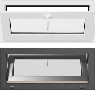 vidaXL Color Interno De Ventana De S&oacute;tano Blanco Risor 90 X 40 Cm Vidaxl