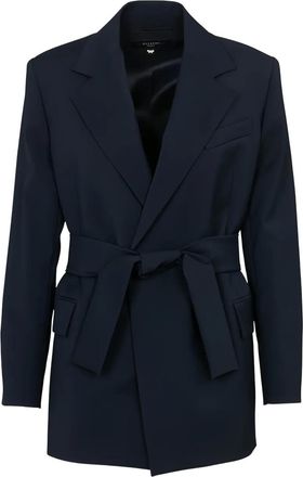 Max Mara Teso belted blazer - Blue
