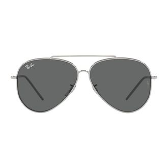 Ray-Ban Aviator Reverse Zonnebril - Heren - Accessoires - Grijs - Maat: 59 MM Nylon
