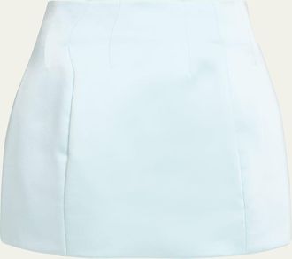 Retrof&ecirc;te Asta Satin Mini Skirt
