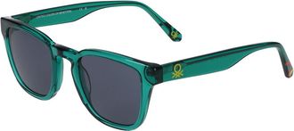 Benetton 5060 566 Mens Sunglasses Green Size 49
