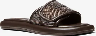 Michael Kors Suki Embellished Slide Sandal