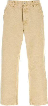 Carhartt Work in Progress op werkkleding ge&iuml;nspireerde broek met rechte pijpen - Heren - Regular Fit Jeans - Beige - W29 - Jeans