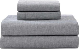 Tommy Hilfiger Washed Cotton Yarn Dyed Chambray Sheet Set