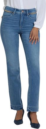 NYDJ Nydj Petite Marilyn Bastille Sea Straight Leg Jean