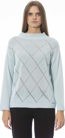 Baldinini Light Blue Wool Women Womens Sweater