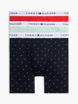 Tommy Hilfiger Mens Cotton Classics Boxer Brief 3-Pack - Multi - XL