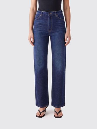 Khaite Jeans Danielle in denim a gamba dritta e vita alta