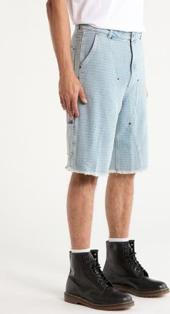 Honor The Gift Novelty Denim Shorts in Light Indigo at Nordstrom, Size 32