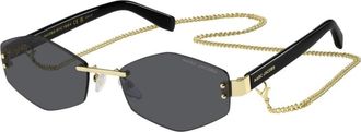 Marc Jacobs 496/S AIR - Dames - Accessoires - Geel - Maat: 57 MM