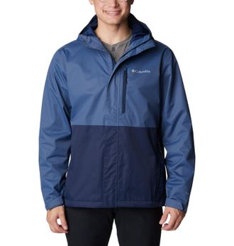Columbia Mens Hikebound Jacket, Dark Mountain/Collegiate Navy, XXL