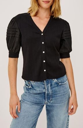 Rails Jessie Shirt in Black at Nordstrom, Size Xx-Small