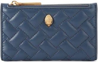 Kurt Geiger Kensington Quilted Leather Bifold Wallet in Open Blue at Nordstrom Rack