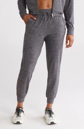 DKNY Space Dye High Waist Slim Joggers in Black Spacedye at Nordstrom Rack, Size X-Large