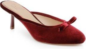 Badgley Mischka Elliot Mule in Bordo Velvet at Nordstrom Rack, Size 9.5