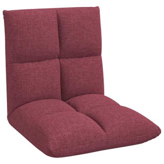 vidaXL Sill&oacute;n Ajustable Rojo Vino Tela Vidaxl