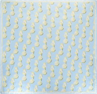 Givenchy 4G & Lemon-Print Silk Shawl