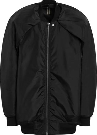 Rick Owens Bomber Jackets, male, Black, S, Black Bomber Jacket