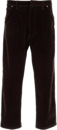 Prada Brown velvet denim pant