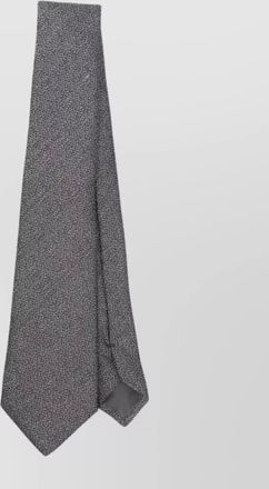 Giorgio Armani pointed tip textured finish tie