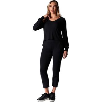 Tavi Rib Long Sleeve in Ebony at Nordstrom, Size Xx-Large