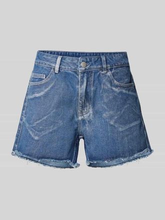 Noisy May Regular Fit Jeansshorts mit Fransen Modell ZOE in Jeansblau, Gr&ouml;&szlig;e XS