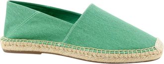 Ralph Lauren Cevio Washed Canvas - Heren - Espadrilles - Groen - 41 EU - Leer - Schoenen