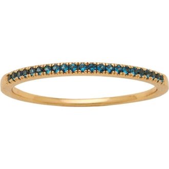Made by Mary Birthstone Stacking Ring in Gold Vermeil at Nordstrom, Size 10