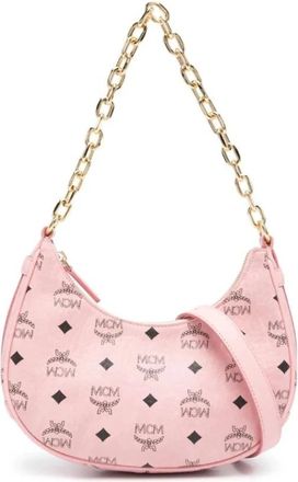 MCM Stijlvolle Tassen Collectie - Dames - Schoudertassen - Roze - ONE Size - Tassen