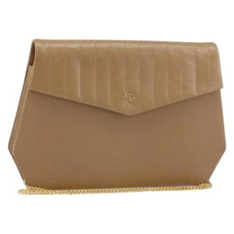 Dior Pre-owned Clutches, female, Beige, Size: ONE SIZE Pre-owned Vintage Shoulder Bag