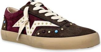 Shushop Sierra Sneaker in Dark Red Suede at Nordstrom, Size 7.5