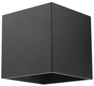 Sollux Lighting Design Wandlampe Quad 1-Flammig, Schwarz