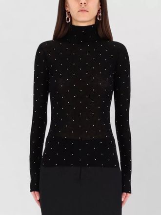 Paco Rabanne wool mesh studded t-shirt