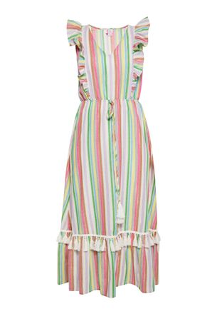 Izia Jurk Dames Roze Veelkleurig