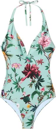 La DoubleJ Badpak met bloemenprint - Dames - Badpakken - Veelkleurig - XS - Nylon - Badmode